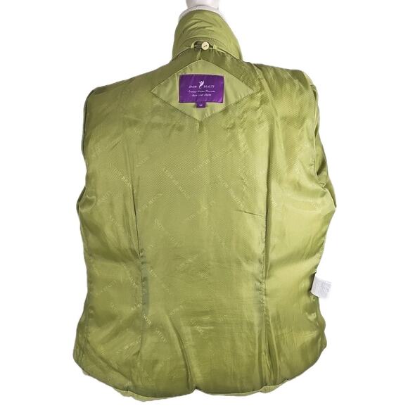 Snow Beauty ~Woman Size M~ Green Winter Down Belted Puffer Coat Jacket Zip-Up. - Picture 9 of 16